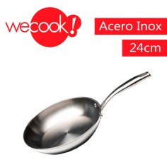 Sartén 24cm acero inoxidable tricapa Wecook  Casa Rex