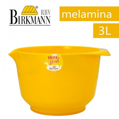 Bol melamina repostería 3L amarillo Birkmann  Casa Rex