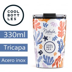 Taza térmica Nebula 330ml triple capa CoolBottles  Casa Rex
