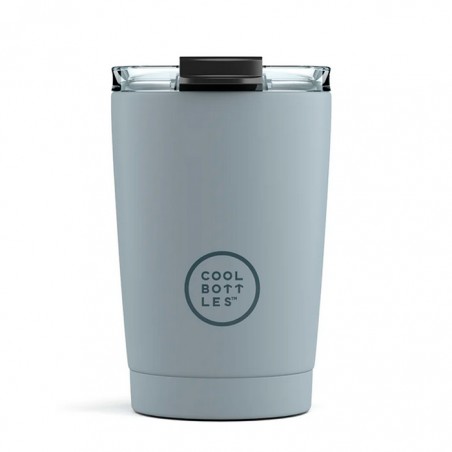 Termo café hermético termo gris 330ml triple capa CoolBottles  Casa Rex