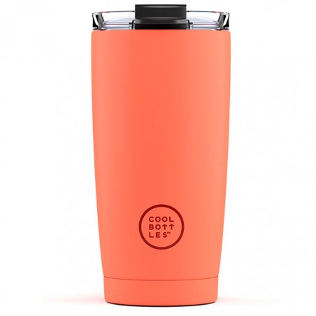 Mug térmico coral 550ml triple capa CoolBottles  Casa Rex
