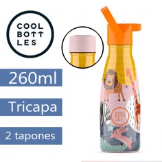 Botella infantil térmica Savannah 260ml triple capa CoolBottles  Casa Rex