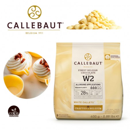 Chocolate blanco W2 Callebaut para repostería  Casa Rex