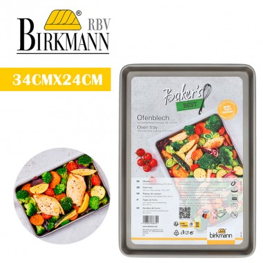 Bandeja de horno baja 34cmx24cm Bakers Best Birkmann  Casa Rex