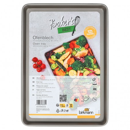 Bandeja horno galletas 34cmx24cm Bakers Best Birkmann  Casa Rex