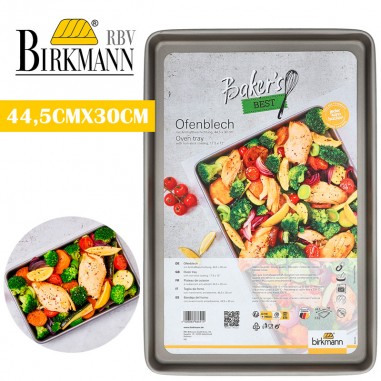 Bandeja de horno baja 44,5cmx30cm Bakers Best Birkmann  Casa Rex