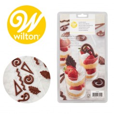 Moldes decoraciones de chocolate Wilton  Casa Rex