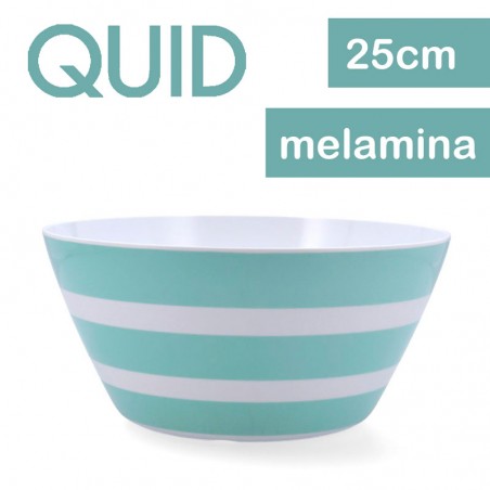 Ensaladera o bol de melamina 25cm diámetro Atlantic Quid  Casa Rex