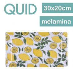 Bandeja melamina limones 30x20cm Sicilia Quid  Casa Rex 