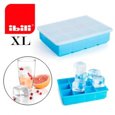 Cubitera 12 cubitos XL silicona con tapa Ibili  Casa Rex
