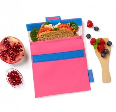 Snack'n'go Fluor rosa- Bolsa porta meriendas  Casa Rex