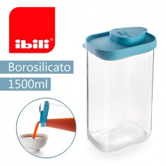 Contenedor borosilicato con vertedor o gazpachera 1,5L Ibili  Casa Rex