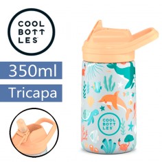 Botella infantil térmica Kiddie Underwater 350ml triple capa CoolBottles  Casa Rex