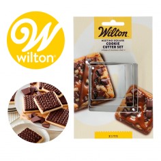 Set 3 cortadores cuadrados Wilton  Casa Rex