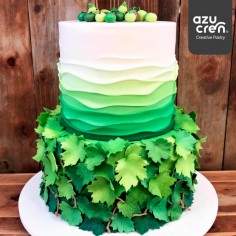 Pasta de azúcar o fondant verde Azucren Elite 1kg - Casa Rex 2