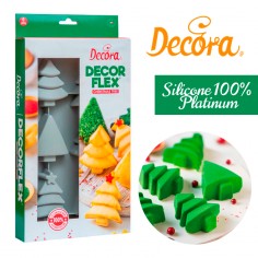 Molde arboles 6 cavidades silicona Decora  Casa Rex
