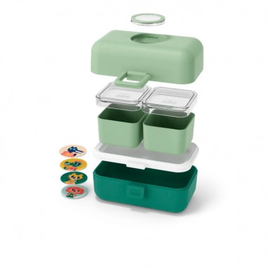 Fiambrera para niños Tresor Verde Monbento  Casa Rex