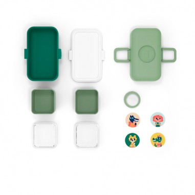 Porta meriendas para niños Tresor Verde Monbento  Casa Rex
