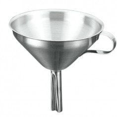Embudo de acero inoxidable con filtro 13 cm Metaltex  Casa Rex