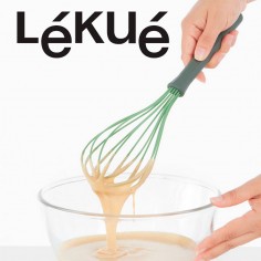 Batidor Manual de Varillas Lékué Non Scratch  Mezcla sin dañar tus utensilios