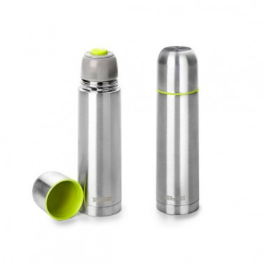 Termo líquidos 1L de acero inoxidable Ibili con tapón vertedor
