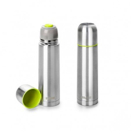 Termo líquidos 1L de acero inoxidable Ibili con tapón vertedor