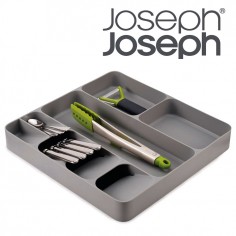 Cubertero compacto Joseph Joseph grande  Organizador de cajón para ahorrar espacio
