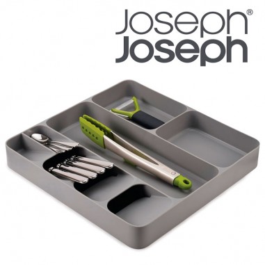Cubertero compacto Joseph Joseph grande  Organizador de cajón para ahorrar espacio