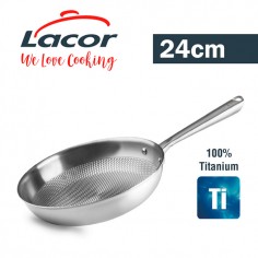 Sartén de Titanio Lacor TitanGrill 24 cm | Casa Rex