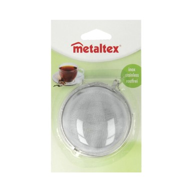 Filtros Infusiones Pinza Malla y Bola Acero Inox. Metaltex