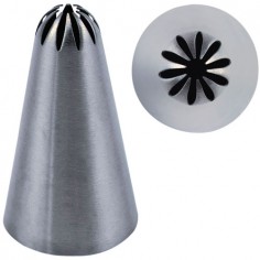 Boquilla reposteria flor o estrella cerrada 14mm Inox Stadter - Casa Rex