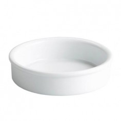 Cazuela 16 cm porcelana blanca