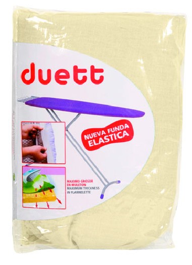 Funda planchar elástica beige Duett
