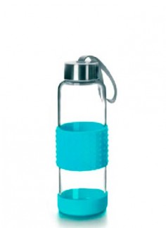Botella cristal/silicona...