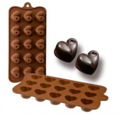 Molde bombones corazones