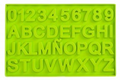 Molde números y letras...